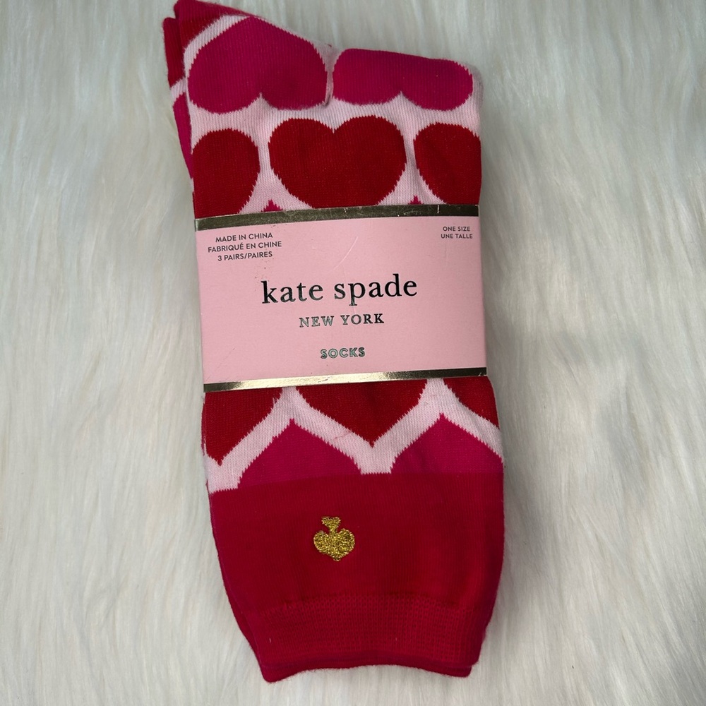 Kate Spade ♠️ 3 pack crew socks